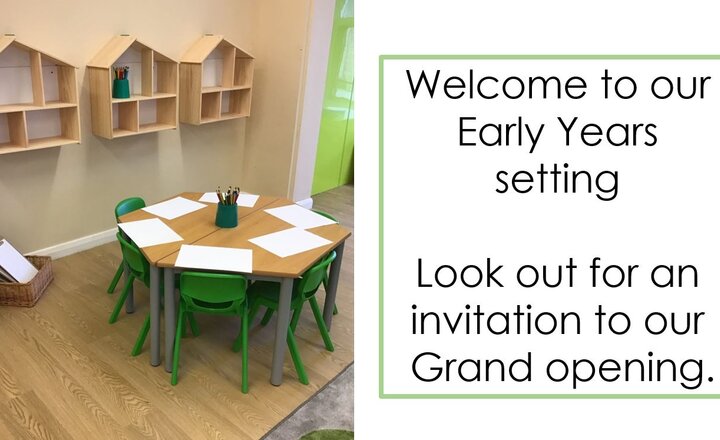 Image of Welcome to Early Years