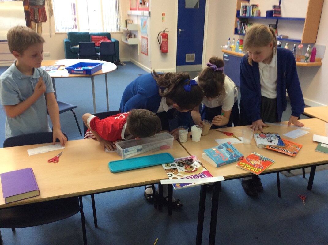 Image of Practical Science in Year 5!