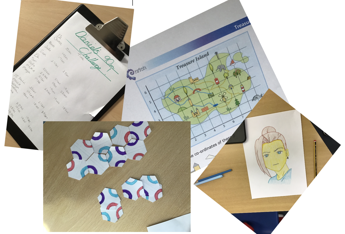 Image of T is for...tessellations, tracing, time trials and treasure hunt