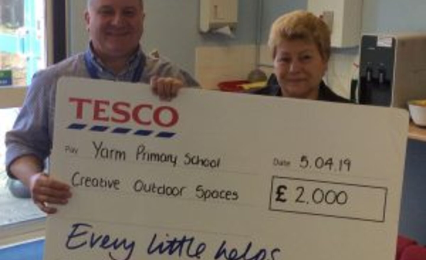Image of Thank you to Tesco!