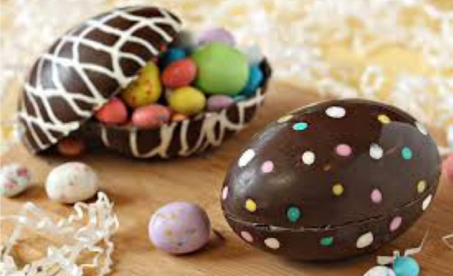 Image of Easter Eggs and Chocolate