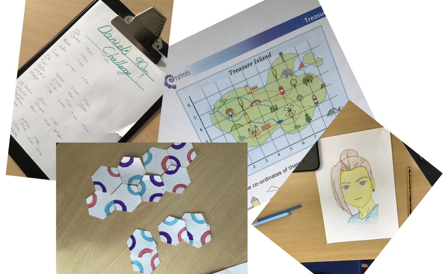 Image of T is for...tessellations, tracing, time trials and treasure hunt
